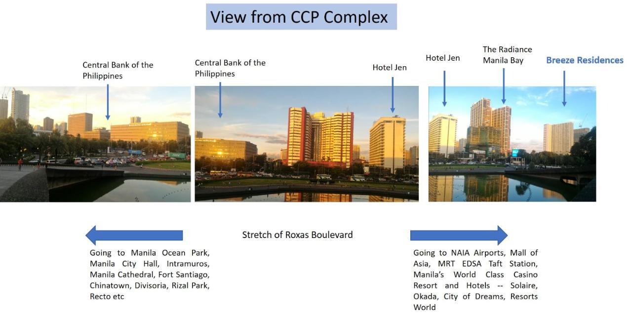 Studio Condo Manila By The Bay Roxas Blvd Near Us Embassy Bagian luar foto